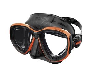 SEAC Afrodite, Masque de Plongée à Volume Réduit avec Verres trempés 3 mm, Comfort Silicone Skirt, Boucle 3D Réglable, Compatible avec Les Verres Optiques Correcteurs (-1.0 à -6.0)