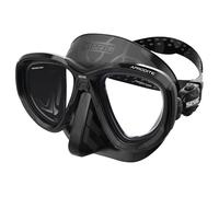 SEAC Afrodite, Masque de Plongée à Volume Réduit avec Verres Trempés 3 mm, Jupe Comfort en Silicone, Boucle 3D Réglable