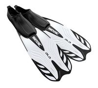 SEAC Ala, Palme de Snorkeling Chaussante pour Adulte et Enfant, de la Pointure 28 au 47, Blanc, 38/39