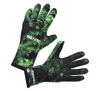 Seac Anatomic Camo Gants de plongée Vert Taille: 7