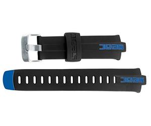 SEAC Baby Action Sangle de plongée et de plongée pour Ordinateur avec Boucle argentée Noir Taille Unique