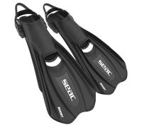 SEAC Boost - Palmes pour Snorkeling et plongée avec Sangle Sling Ultra Confortable | À Utiliser même sans Chaussons ni Chaussettes | Extra légères, antidérapantes