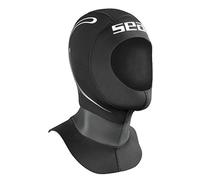 SEAC Cagoule de Plongée Tekno - Néoprène 5 mm Extra Souple/Lisse et Comfort - 100% étanche avec la Combinaison
