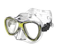 SEAC Capri SLT, Masque de Plongée pour Homme et Femme, Idéal pour Snorkeling et Plongée, Jaune