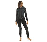 Seac Combinaison monopièce Carezza Lady – néoprène doublé 2 mm – Noir/Bleu Clair, M