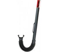 SEAC Corrugato Silner Tuba avec Embout Flexible annelé Noir