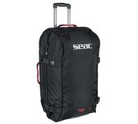 SEAC Equipage 1000 Dos à roulettes pour équipement de plongée sous-Marine, 140 l, 76,2 x 43,2 x 38,1 cm, Grand Sac de Sport Mixte, Noir, 140lt