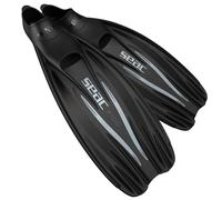 SEAC F 100 Pro, Palmes de plongée Ultra légères chaussantes, pour plongée et Snorkeling, 36/37, Noir