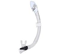 SEAC Fast Dry Tuba à séchage Rapide pour Adultes avec Bouchon Sec et Valve de Purge Unisexe, Blanc/Transparent, Standard