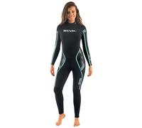 SEAC Feel Lady, Combinaison en néoprène Ultra-élastique de 3 mm d’épaisseur en Une Seule pièce avec Fermeture à glissière dans Le Dos pour la plongée, Le Snorkeling et la plongée en apnée