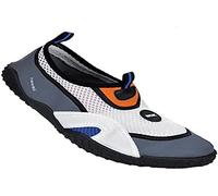 SEAC Homme Hawaii Chaussures de plongée en néoprène avec Semelle renforcée, Blanc Gris, 45 EU