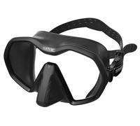 SEAC Icona, Masque de plongée Mono-Verre, Made in Italy, Noir, Standard
