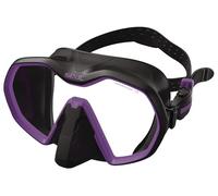 SEAC Icona, Masque de plongée Mono-Verre, Made in Italy, Noir/Violet, Standard
