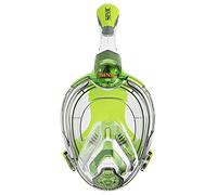 Seac Libera, Masque Faciale de Snorkeling Complet Nouvelle Génération, Silicone Hypoallergénique, Libération Rapide, 4 Tailles