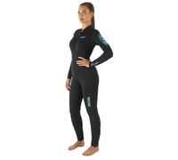 SEAC Liberty Long Lady 3mm - Combinaison de plongée humide femme 3mm sans cagoule, néoprène résistant, renforts Supratex genoux, épaules et dos, zip avant et chevilles, Tailles en différentes couleurs