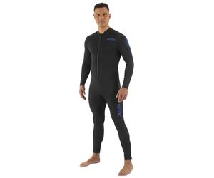 SEAC Liberty Long Man 3mm - Combinaison de plongée Humide Homme 3mm sans Cagoule, néoprène résistant, Renforts Supratex Genoux, épaules et Dos, Zip Avant et Chevilles, Tailles en différentes Couleurs