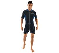 Seac Look Man Combinaison Shorty pour Hommes pour la plongée, Le Snorkeling et Les activités Nautiques, néoprène 2,5 mm Men's, Noir/Bleu, XXL