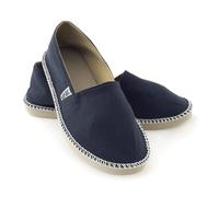 SEAC Malaga, Espadrilles décontractées pour Femmes et Hommes en Toile et Coutures Apparentes Classiques, Semelle antidérapante
