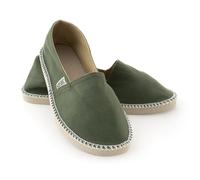 Seac Malaga, Espadrilles décontractées pour femmes et hommes en toile et coutures apparentes classiques, semelle antidérapante