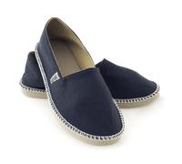 Seac Malaga, Espadrilles décontractées pour femmes et hommes en toile et coutures apparentes classiques, semelle antidérapante