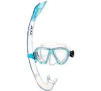 SEAC Masque et Tuba de plongee Bella - Enfant - Bleu turquoise bleu G