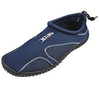 Seac Mixte Chaussures aquatiques pour adultes et enfants, Séchage rapide, Chaussures pour piscine et plage, Blanc Bleu, 42 EU