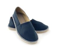 Seac Malaga, Espadrilles décontractées pour femmes et hommes en toile et coutures apparentes classiques, semelle antidérapante