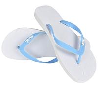 Seac Ohau, Tongs en Caoutchouc pour la Mer, la piscine, la Plage et le Bateau, blanc/bleu, 35/36