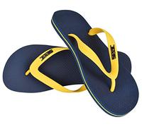 Seac Ohau, Tongs en Caoutchouc pour la Mer, la piscine, la Plage et le Bateau, bleu/jaune, 37/38