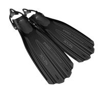 Seac Propulsion S, Palmes de plongée avec Sangle élastique, Made in Italy, Noir, 43/45