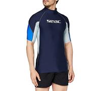 SEAC RAA Short Evo Man, Gilet de Protection Anti UV pour l' apnée et la Natation, Bleu, L