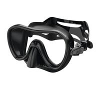 SEAC Salina SLT Masque de plongée en Silicone pour Hommes, Femmes et Enfants, idéal pour Le Snorkeling Unisex-Adult, Noir, Standard