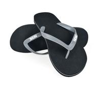 Seac Tongs en caoutchouc Ohau – Pour mer, piscine, plage et bateau – Noir/Gris 33/34