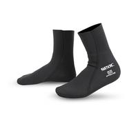 Seac Chaussons de plongée Prime – néoprène 2 mm, doublés de nylon, noir EU 38-39