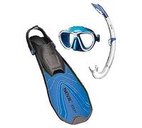 Seac Seac Set Zoom Kit snorkeling pour enfant avec palmes, masque et tuba bleu 32-35