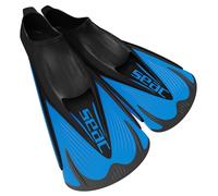 SEAC Speed S Palmes Courtes de Natation pour entraînement dans la Piscine et en mer Mixte Adulte, Bleu/Noir, 40/41