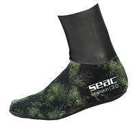 SEAC Seal Skin Chaussettes Thermiques pour apnée et pêche sous-Marine en néoprène Camouflage de 3 mm Mixte, Camo Vert, M
