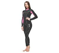SEAC Sense Long, Combinaison Monopièce de Plongée et Natation Femme, Néoprène Super élastique en 3 mm