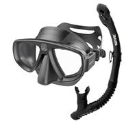 SEAC Set BIS Extreme Dry, Kit en Silicone pour Plongée sous-Marine et en apnée avec Masque et Tuba avec Système Dry Top et soupape de Purge