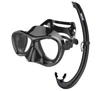 SEAC Set BIS Kit avec Masque Capri et Tuba Top pour la plongée en apnée en Silicone pour Adultes et Enfants Mixte