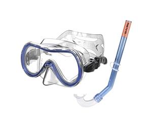 SEAC Set BIS Salina MD Siltra Masque et Tuba Bleu