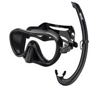 SEAC Set BIS Salina Top, Set avec Masque Salin et Tuba Top pour la plongée en apnée en Silicone pour Adultes et Enfants