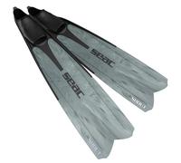 Seac Shout Palmes longues unisexe pour plongée sous-marine, gris, 3,5/38