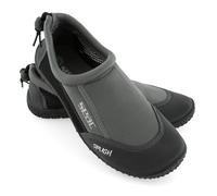SEAC Splash, Chaussures de Rocher pour Adultes et Enfants, Chaussures à séchage Rapide pour la mer, la Plage et la Piscine, Gris/Noir, 32