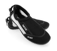SEAC Splash, Chaussures de Rocher pour Adultes et Enfants, Chaussures à séchage Rapide pour la mer, la Plage et la Piscine, Noir/Blanc, 43