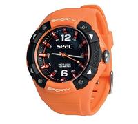 SEAC Sporty, Montre Lifestyle, étanche 100 MT, Bracelet en Gomme