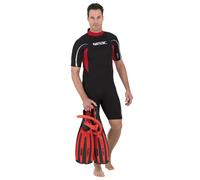 Seac – Combinaison shorty Relax 2,2 mm Femme manches courtes Noir XL