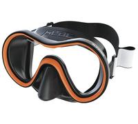 SEAC Sunrise, Masque monoverre en Verre Trempé pour la Plongée sous-Marine et en apnée avec Boucle 3D, avec Sangle Textile ou en Silicone