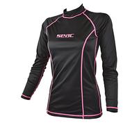 Seac T-Sun Long Lady, T-Sun pour Femme, Manches Longues, Protection Solaire UV 97.5% , noir, L