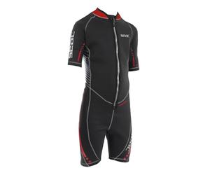 SEAC Trendy Kid, Combinaison Courte Une pièce en néoprène de 2,5 mm avec Fermeture éclair Frontale, pour la plongée en apnée, Le Surf et Les Sports Nautiques dans Les eaux tempérées